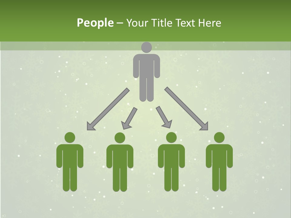 Greeting Cold Background PowerPoint Template