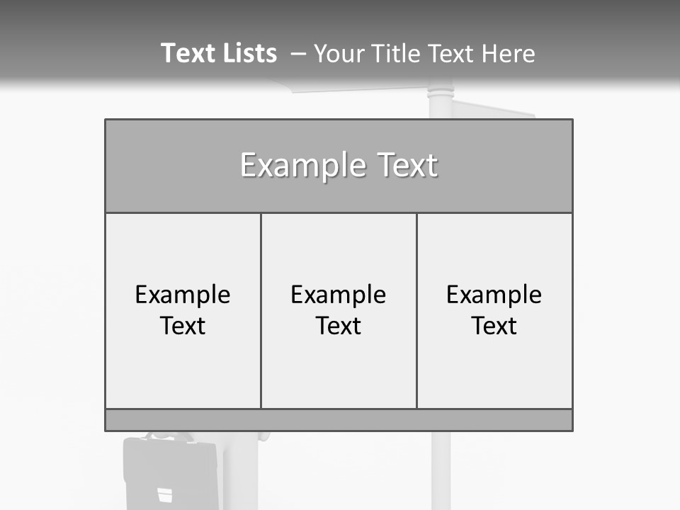 A Person Standing Next To A Street Sign PowerPoint Template