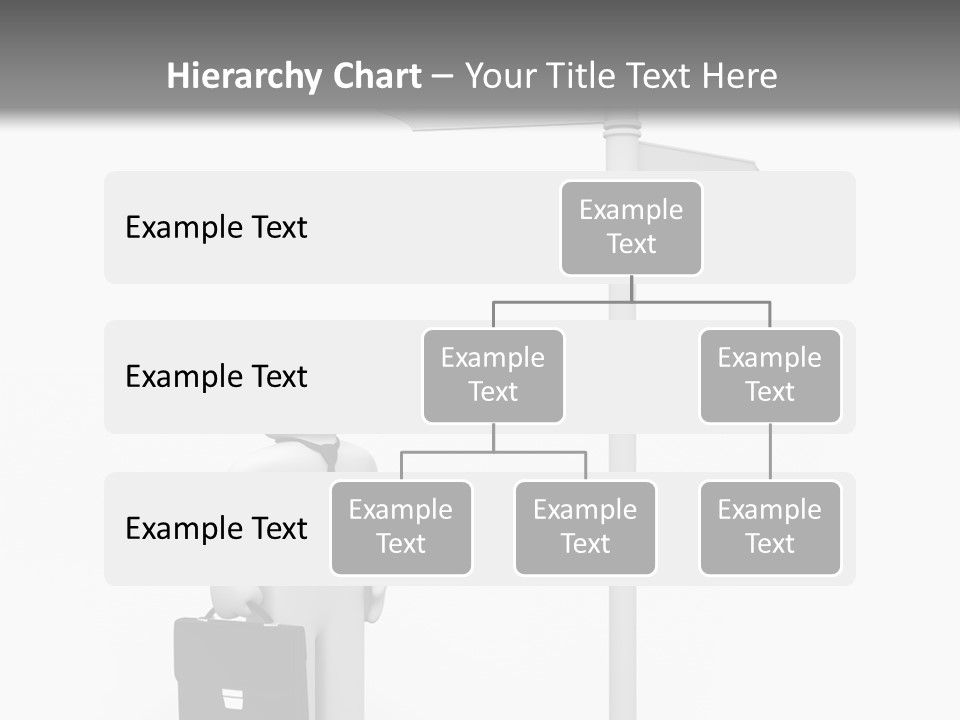 A Person Standing Next To A Street Sign PowerPoint Template