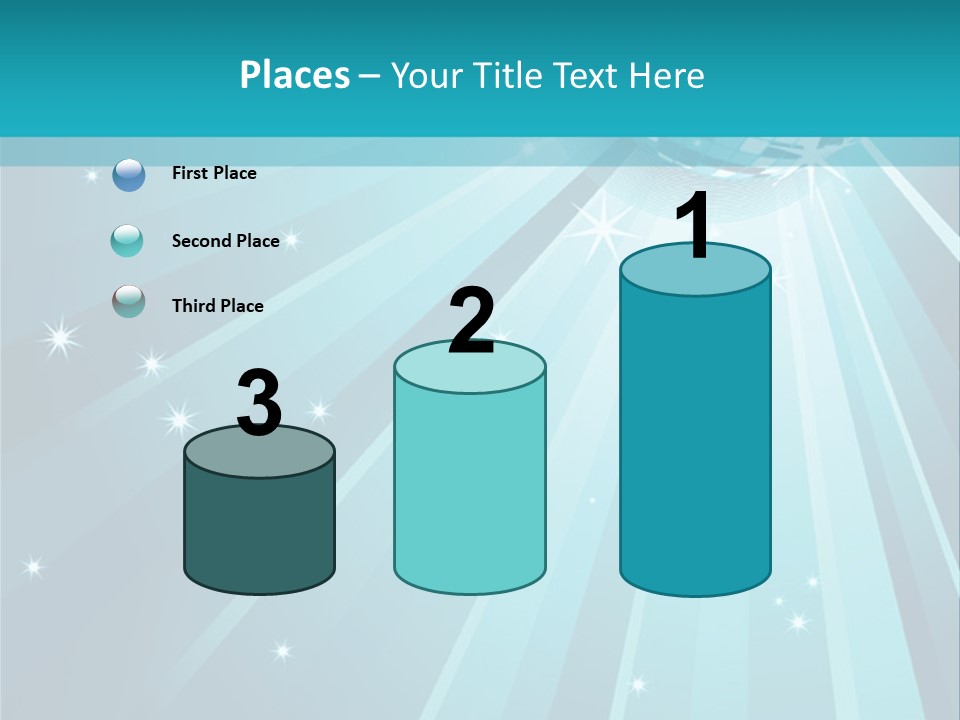 Backgrounds Star Disco PowerPoint Template