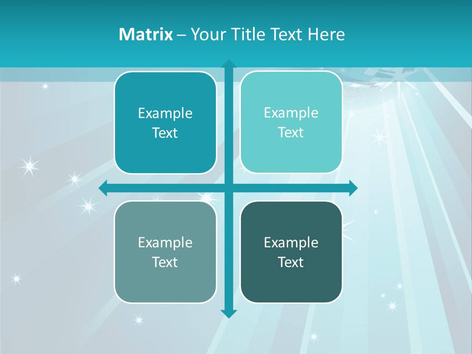 Backgrounds Star Disco PowerPoint Template