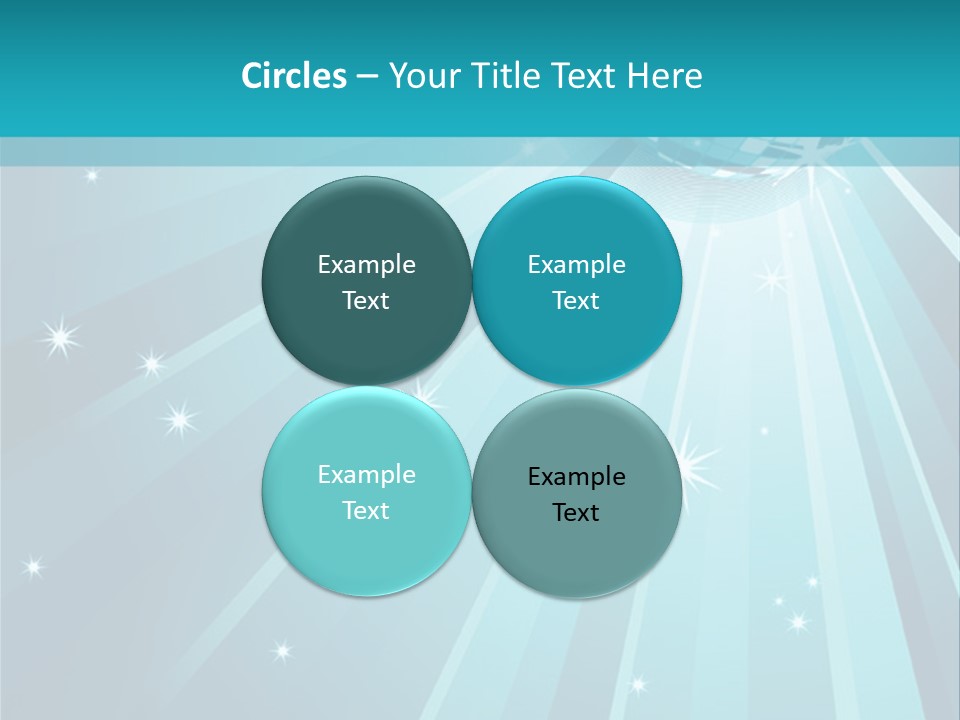 Backgrounds Star Disco PowerPoint Template