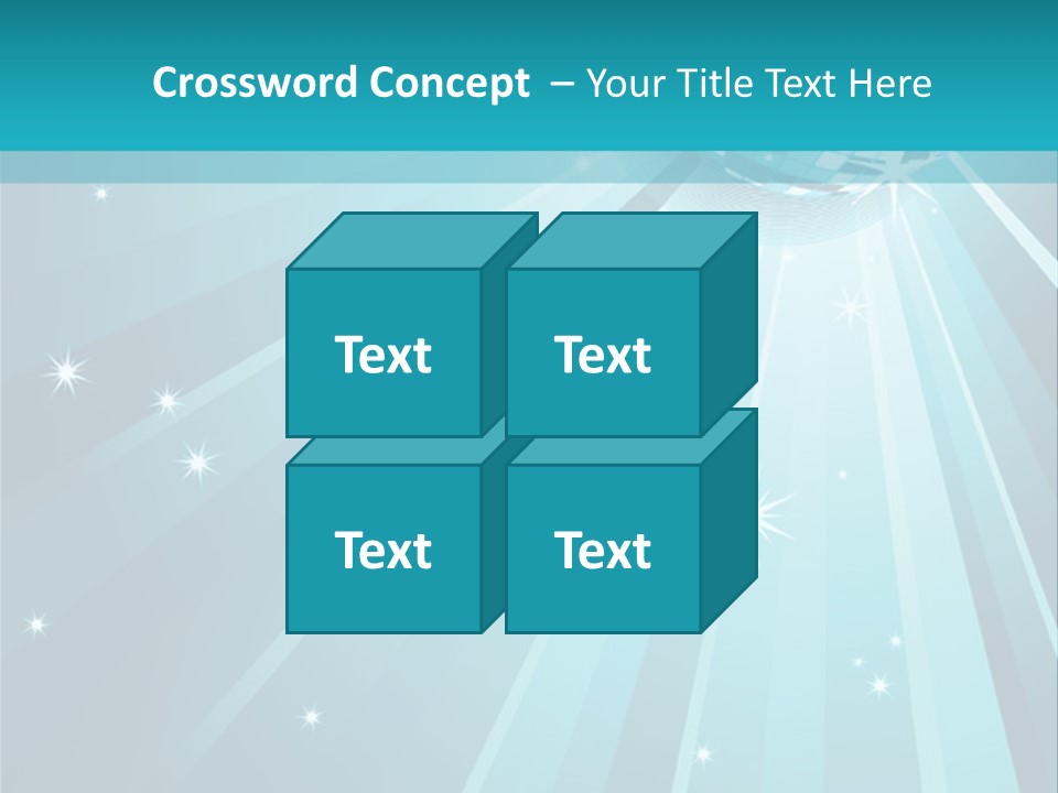 Backgrounds Star Disco PowerPoint Template