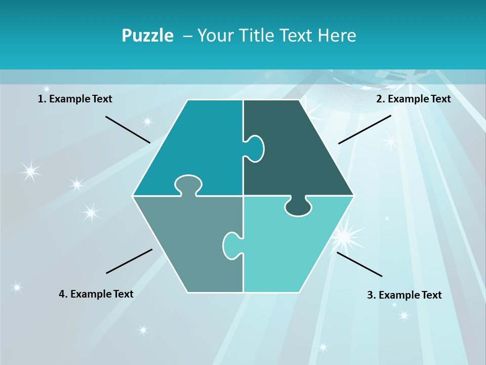 Backgrounds Star Disco PowerPoint Template