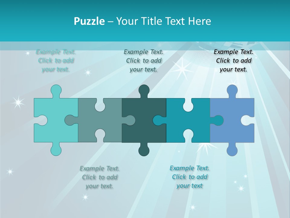 Backgrounds Star Disco PowerPoint Template