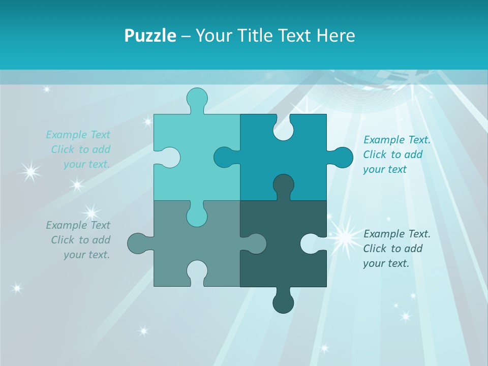 Backgrounds Star Disco PowerPoint Template