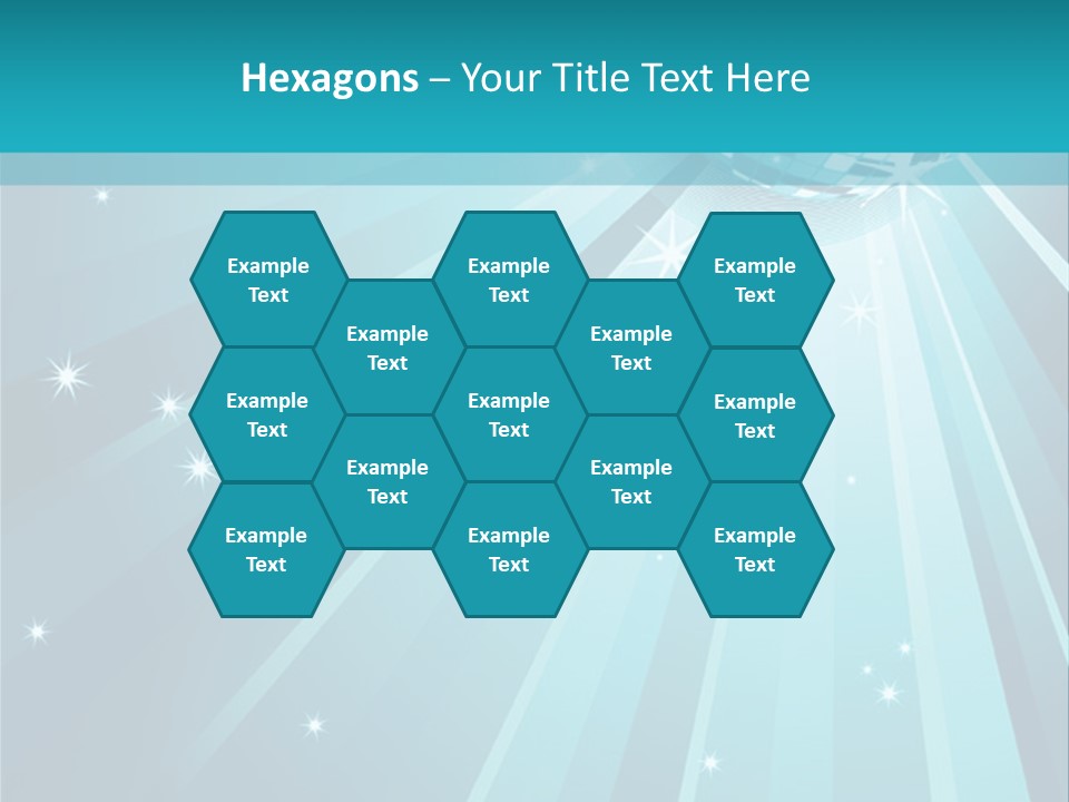 Backgrounds Star Disco PowerPoint Template