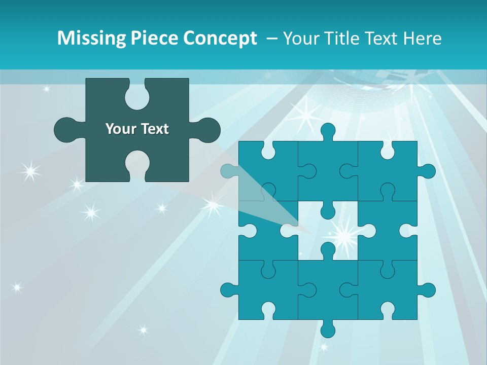 Backgrounds Star Disco PowerPoint Template