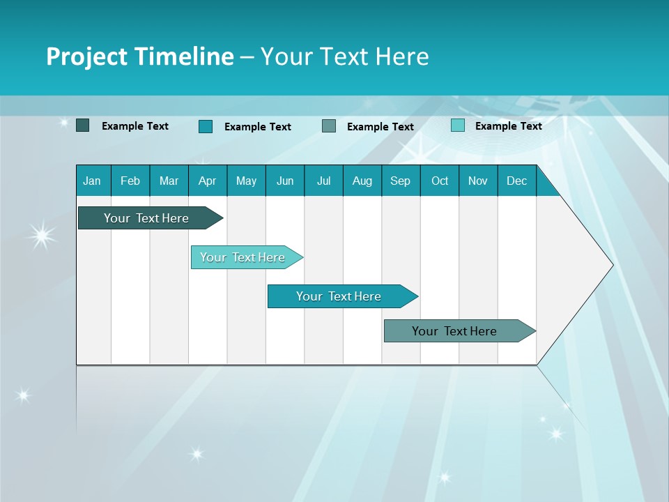Backgrounds Star Disco PowerPoint Template