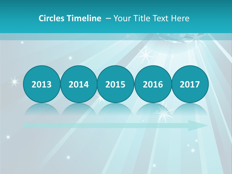 Backgrounds Star Disco PowerPoint Template