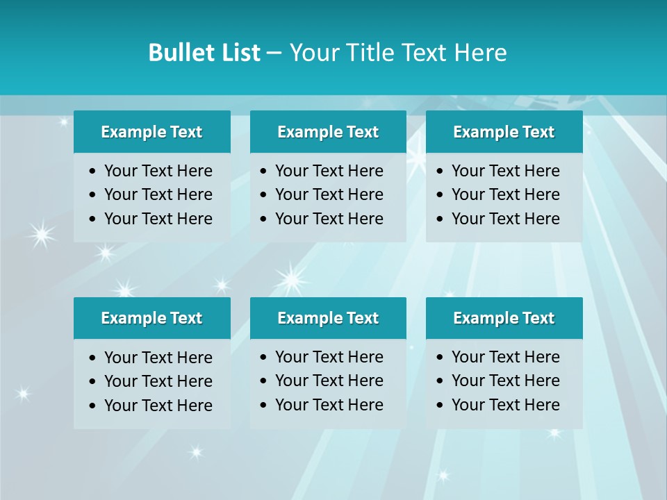 Backgrounds Star Disco PowerPoint Template