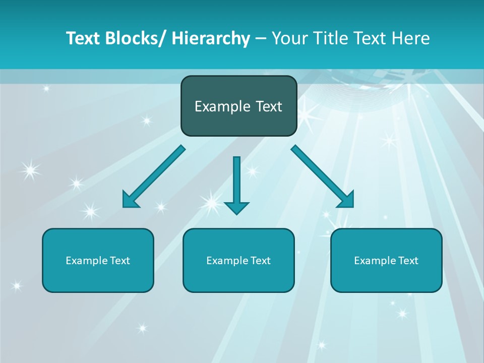 Backgrounds Star Disco PowerPoint Template