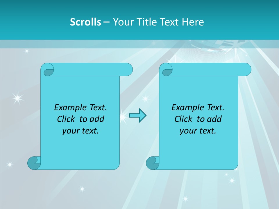 Backgrounds Star Disco PowerPoint Template