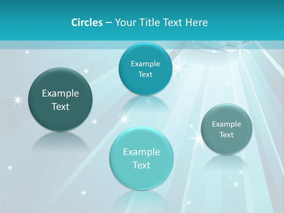 Backgrounds Star Disco PowerPoint Template