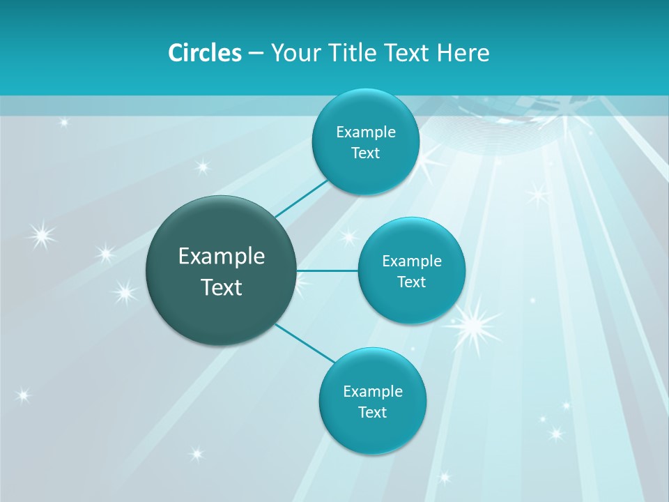 Backgrounds Star Disco PowerPoint Template