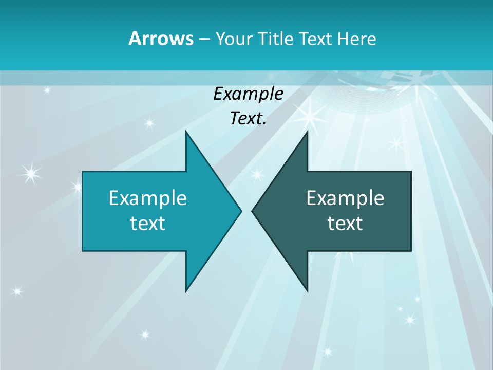 Backgrounds Star Disco PowerPoint Template