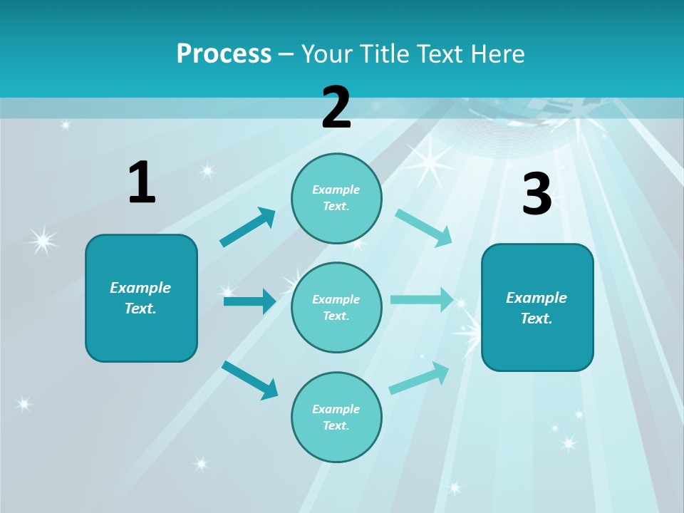 Backgrounds Star Disco PowerPoint Template