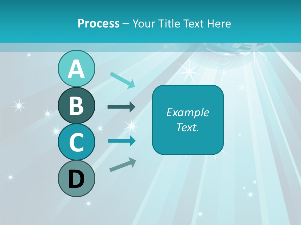 Backgrounds Star Disco PowerPoint Template