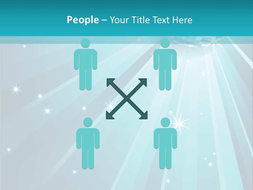 Backgrounds Star Disco PowerPoint Template