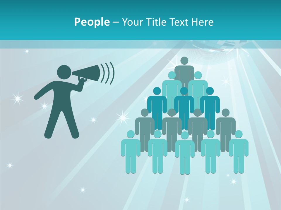 Backgrounds Star Disco PowerPoint Template