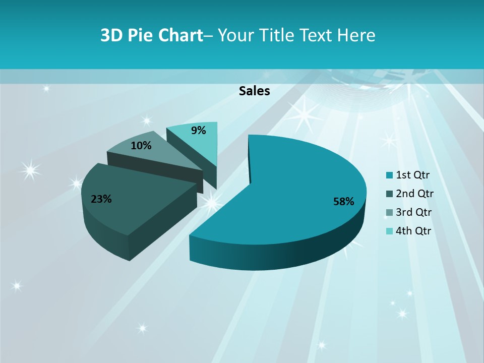 Backgrounds Star Disco PowerPoint Template