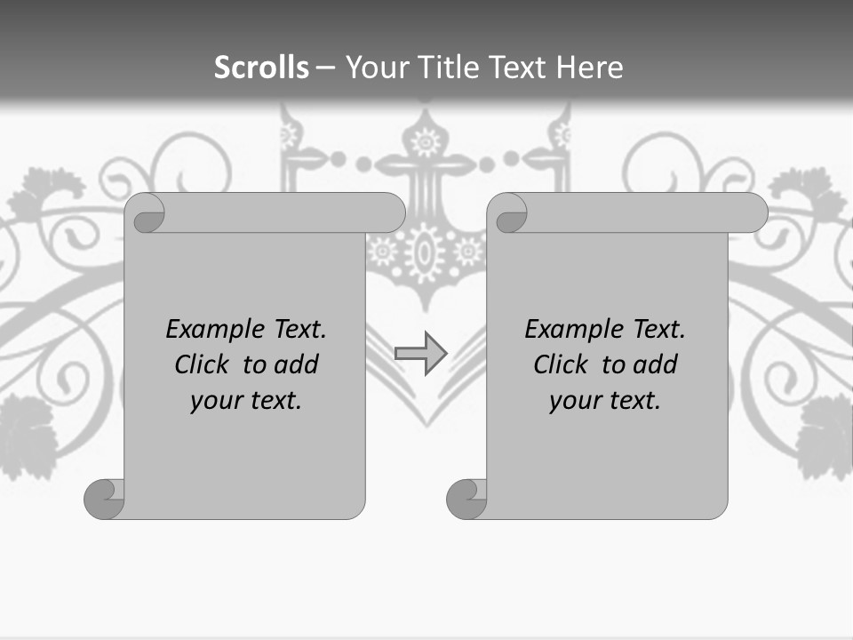 Squiggle Cartoon Old PowerPoint Template
