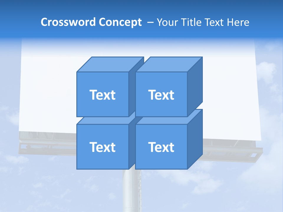 Rush Sign Clear PowerPoint Template