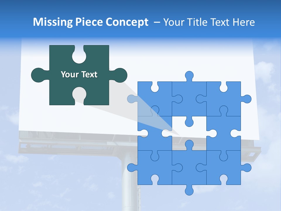 Rush Sign Clear PowerPoint Template