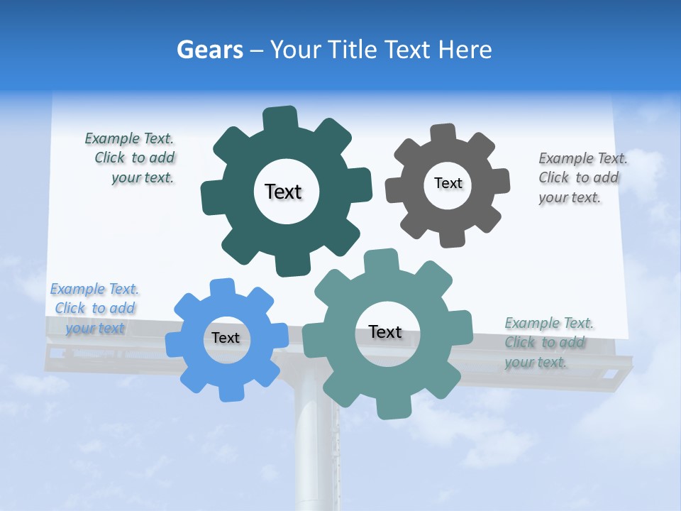 Rush Sign Clear PowerPoint Template