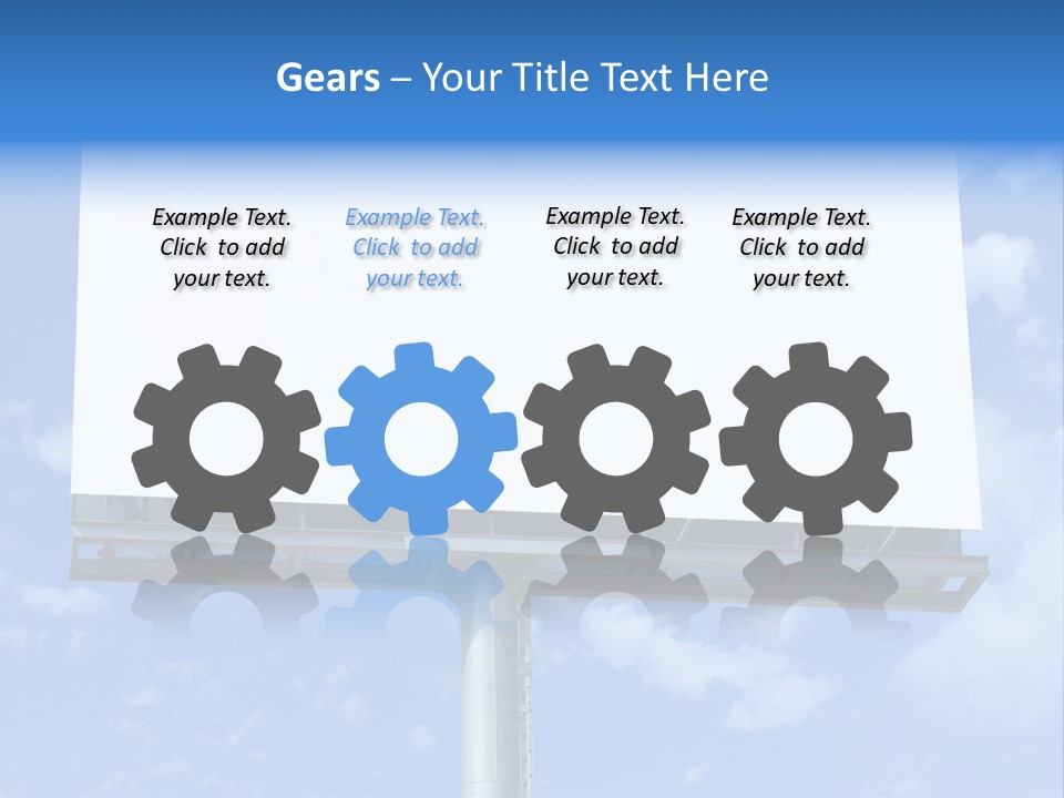 Rush Sign Clear PowerPoint Template