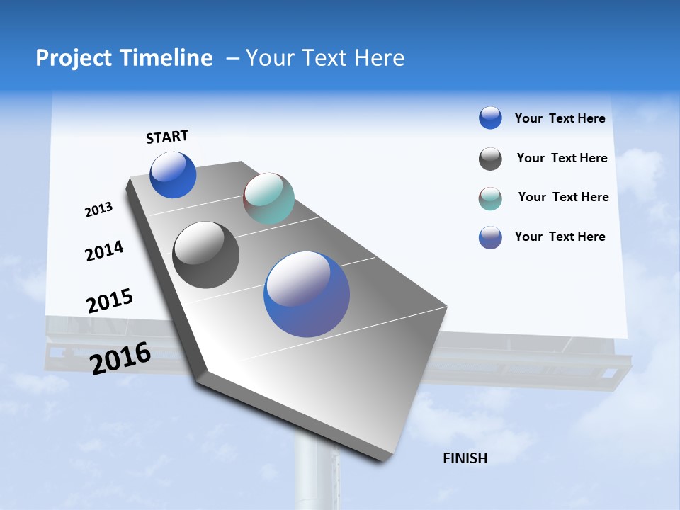 Rush Sign Clear PowerPoint Template