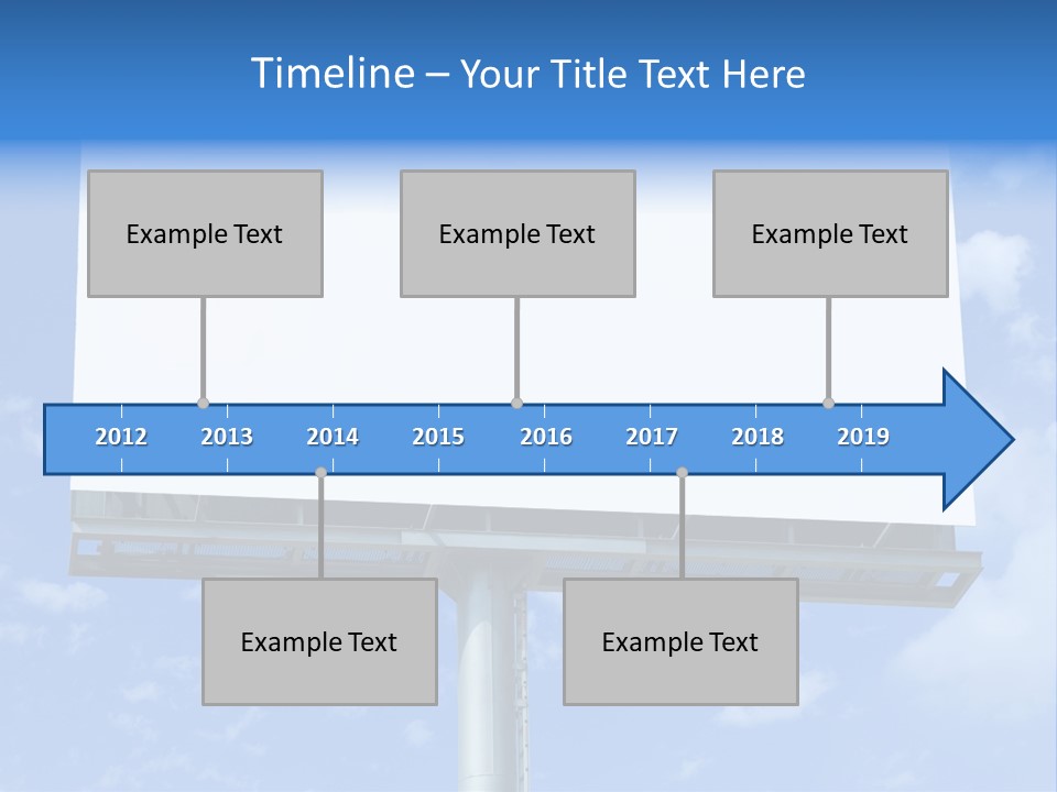 Rush Sign Clear PowerPoint Template