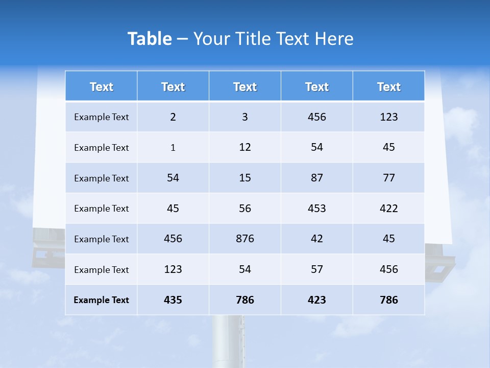Rush Sign Clear PowerPoint Template