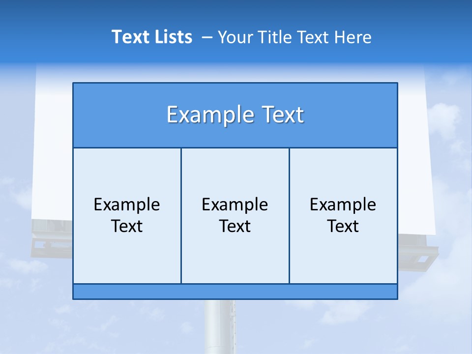 Rush Sign Clear PowerPoint Template