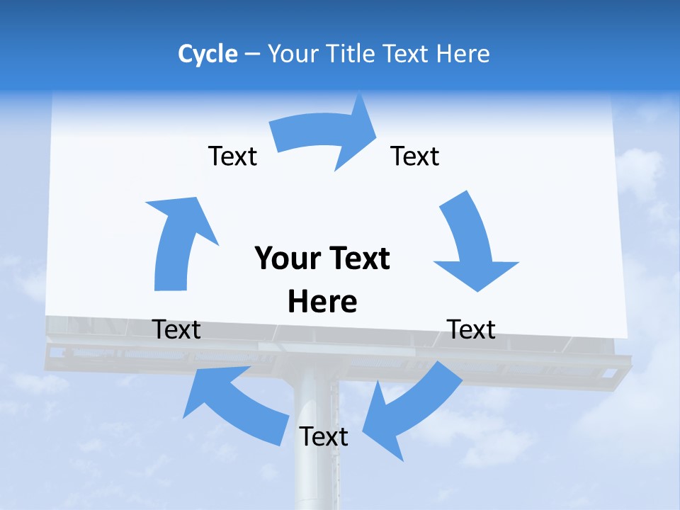 Rush Sign Clear PowerPoint Template
