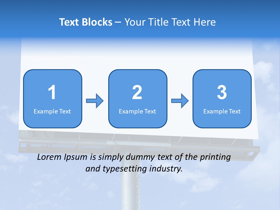 Rush Sign Clear PowerPoint Template