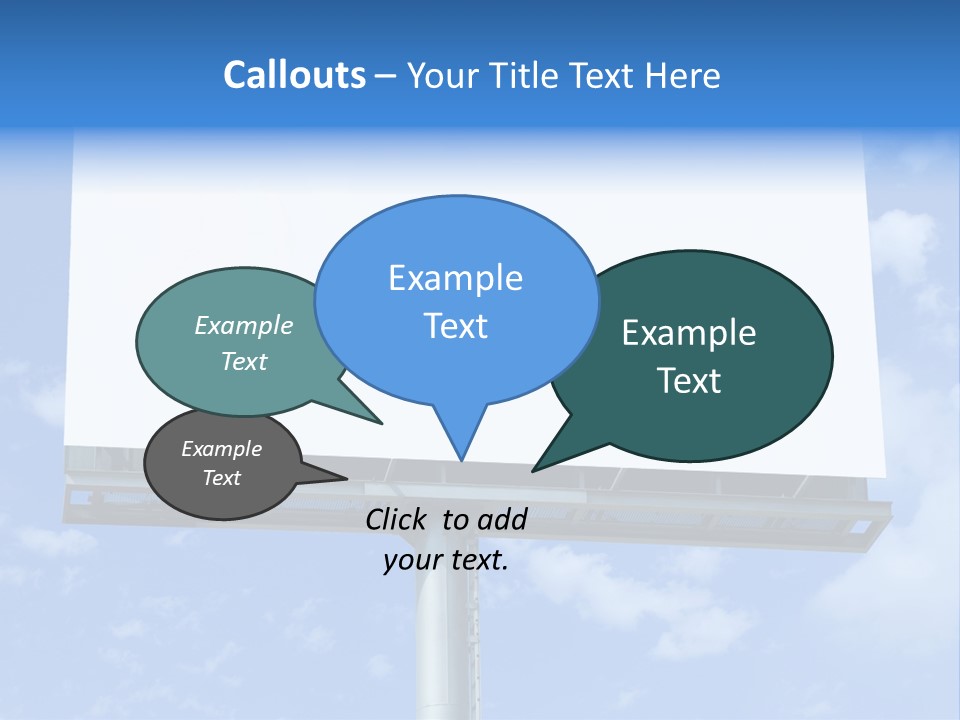 Rush Sign Clear PowerPoint Template