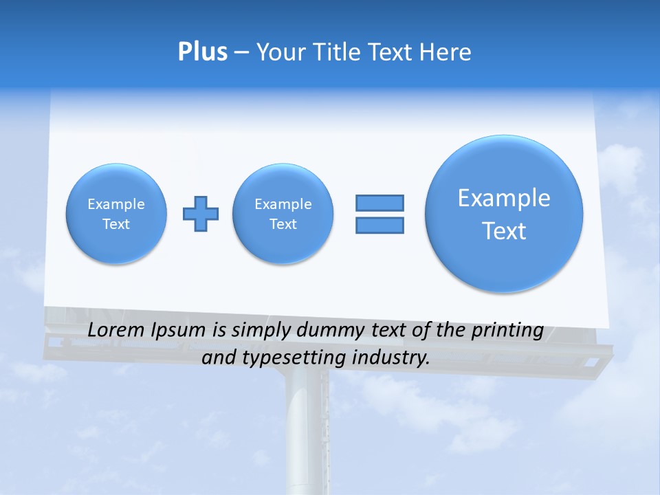 Rush Sign Clear PowerPoint Template