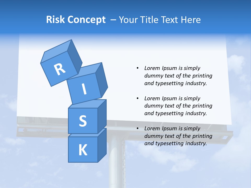 Rush Sign Clear PowerPoint Template