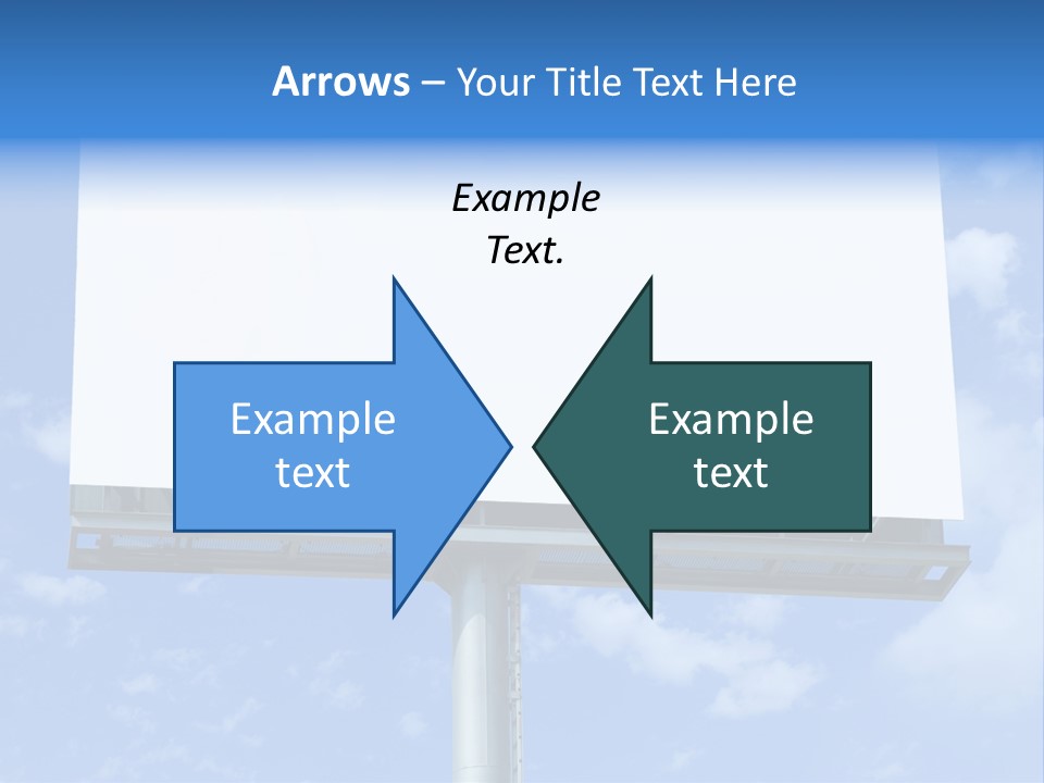 Rush Sign Clear PowerPoint Template