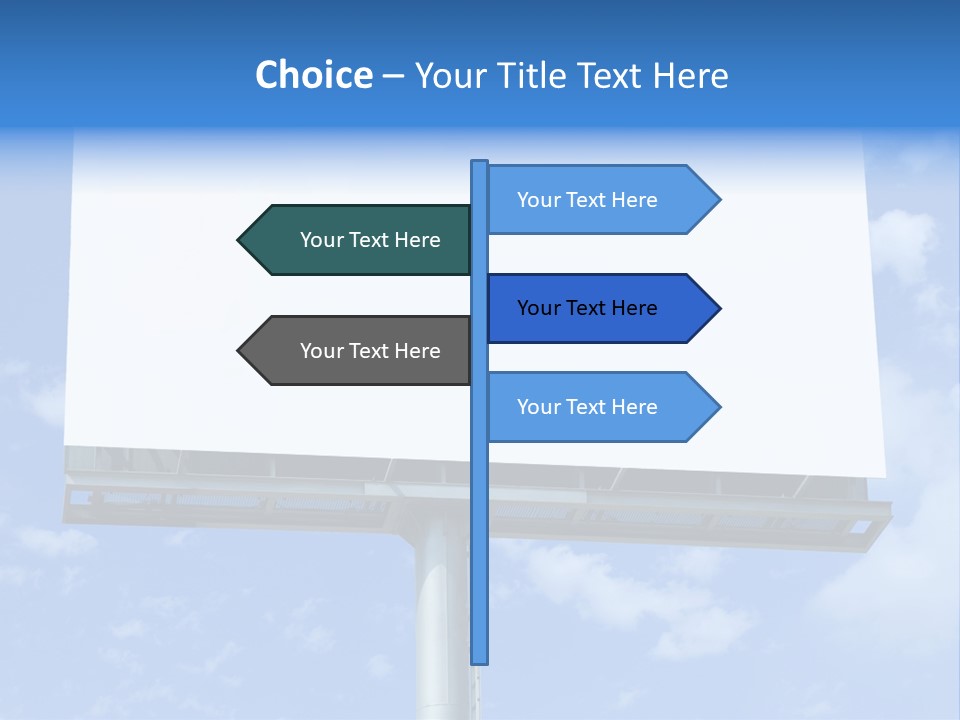 Rush Sign Clear PowerPoint Template