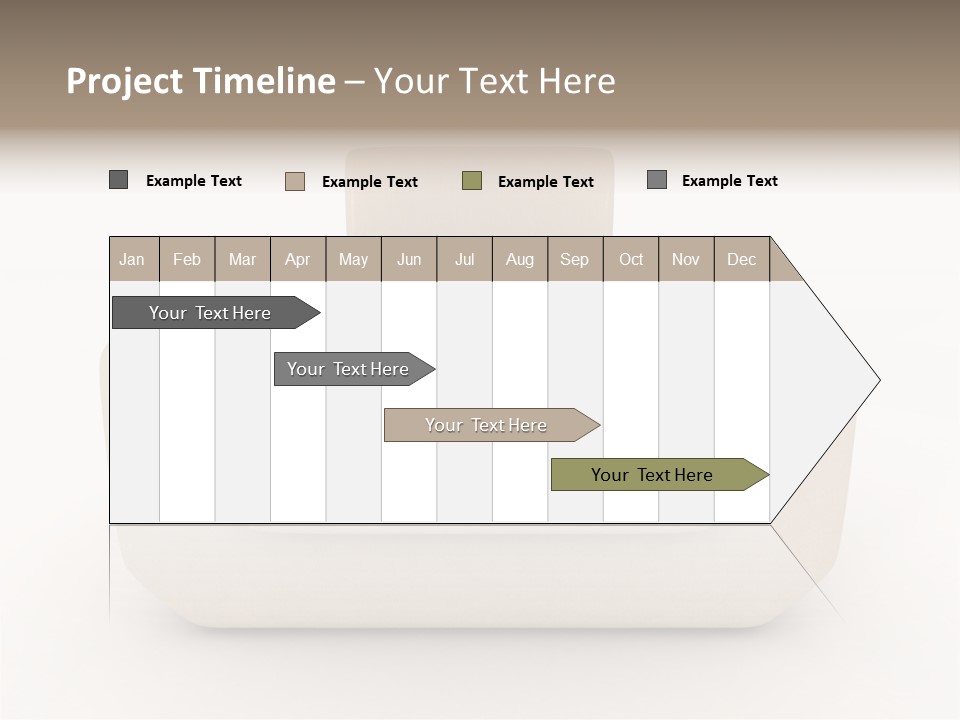 Cushion Seat Armchair PowerPoint Template