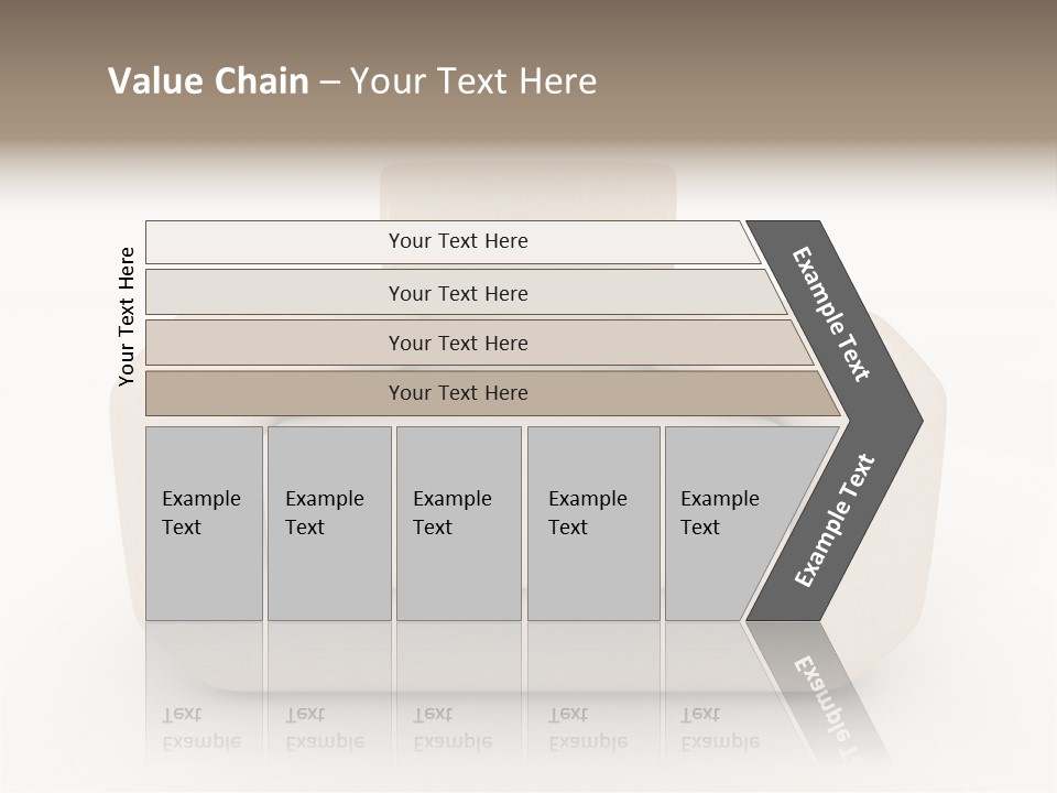 Cushion Seat Armchair PowerPoint Template