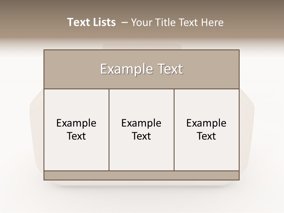 Cushion Seat Armchair PowerPoint Template