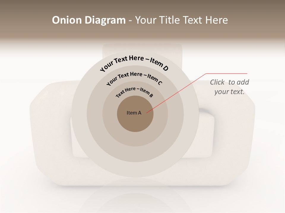 Cushion Seat Armchair PowerPoint Template