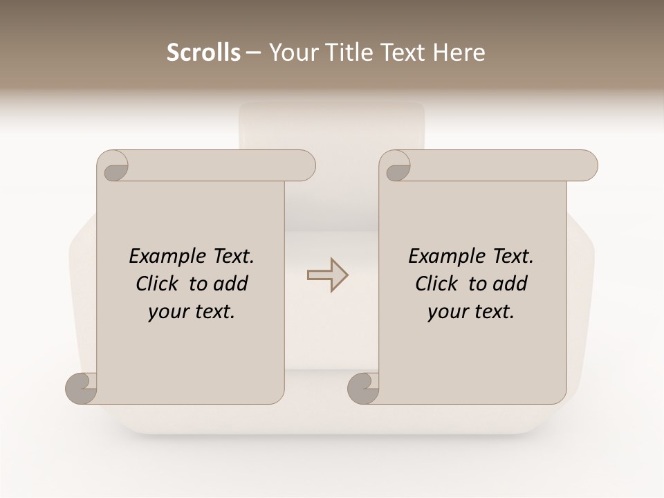 Cushion Seat Armchair PowerPoint Template