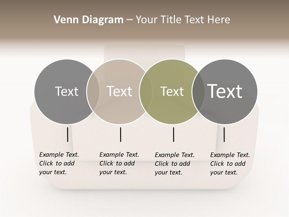 Cushion Seat Armchair PowerPoint Template