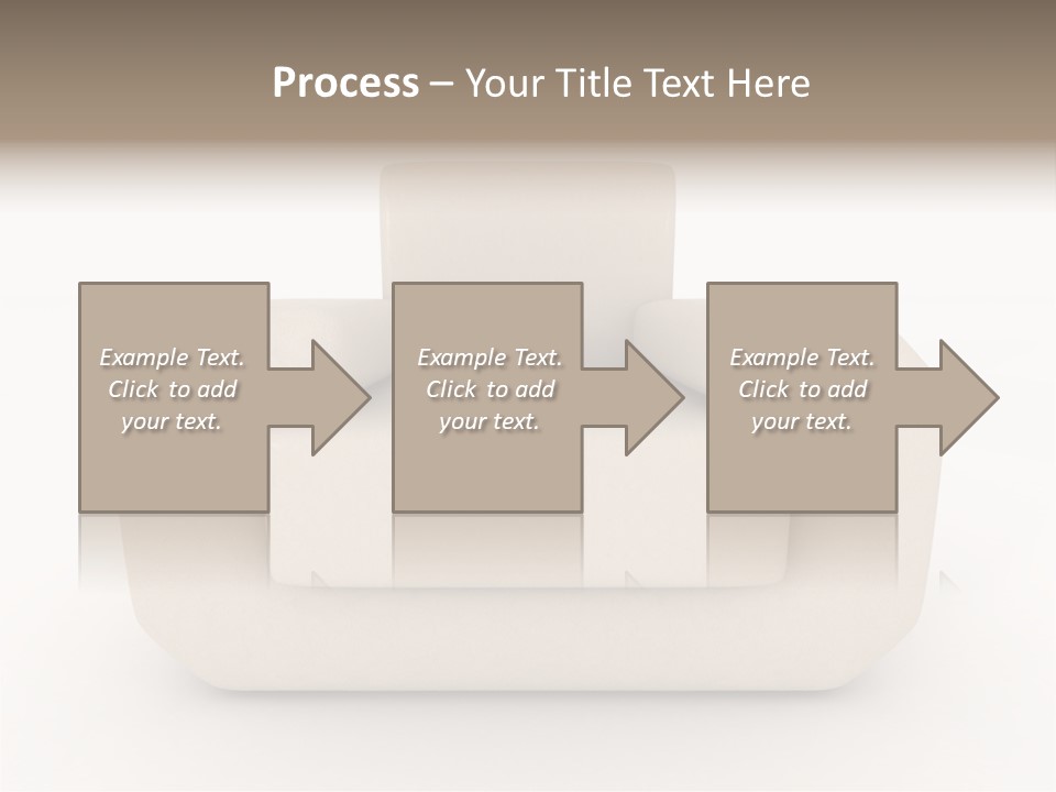 Cushion Seat Armchair PowerPoint Template