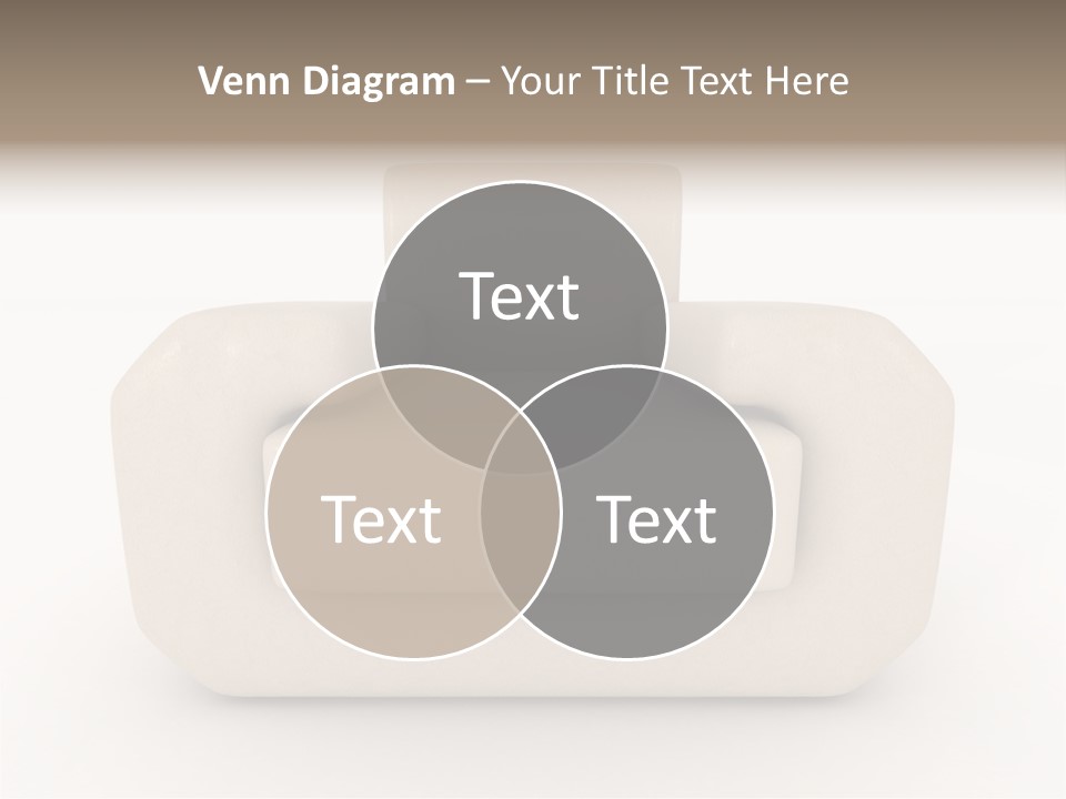 Cushion Seat Armchair PowerPoint Template
