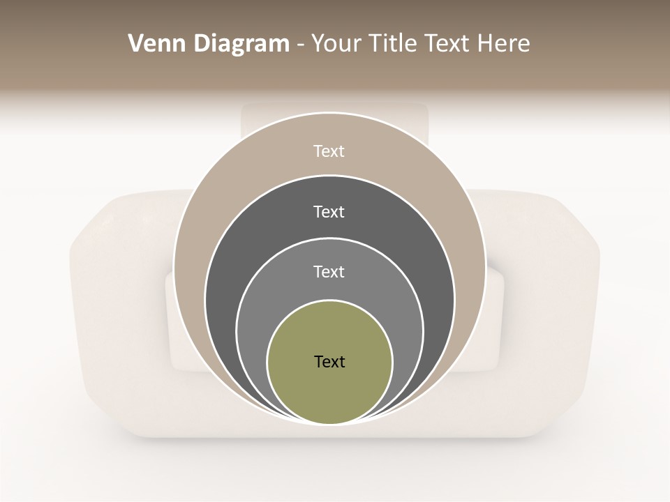 Cushion Seat Armchair PowerPoint Template